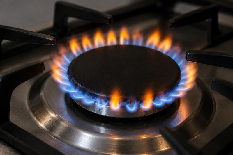 Qué significa que la llama de la cocina salga amarilla en lugar de azul y cuándo hay que prestarle atención