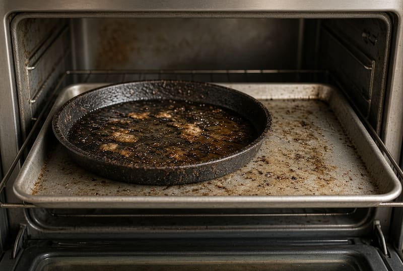 ¿Es peligroso guardar asaderas y pizzeras dentro del horno? El riesgo que muchos argentinos pasan por alto. Imagen ilustrativa | El Cronista Audiencias