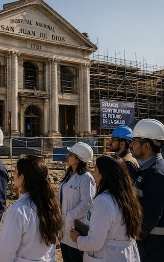 Recuperan el hospital más antiguo y grande del país: será de alta complejidad, formará a estudiantes y se convertirá en la nueva joya de la medicina