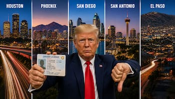 Medida general | Houston, Phoenix, San Diego, San Antonio y El Paso prohibirán la licencia de conducir a quienes no puedan demostrar que son ciudadanos legales