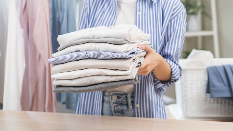 How often should you wash T-shirts, jeans, pajamas and bras, according to cleaning experts.