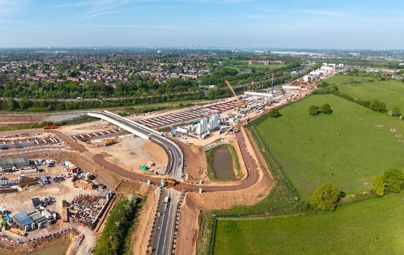 El tren de alta velocidad previsto entre Londres y Birmingham -las dos mayores ciudades británica.