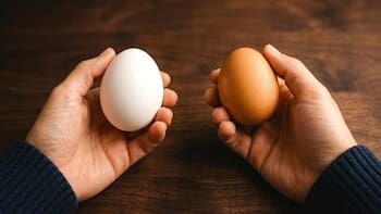 Huevo blanco o huevo de color: cuál es la diferencia y cuál es mejor comprar