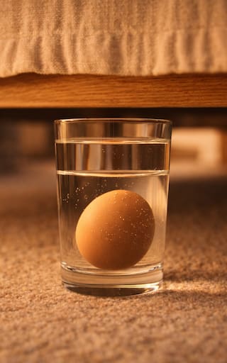 Qué significa poner un vaso con agua y huevo debajo de la cama al dormir y para qué sirve