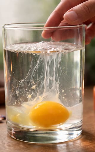 Cómo leer e interpretar el ritual del huevo en el agua