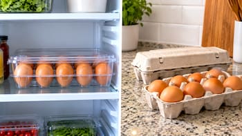 ¿Adentro o afuera de la heladera? Dónde deberían guardarse siempre los huevos, según USDA