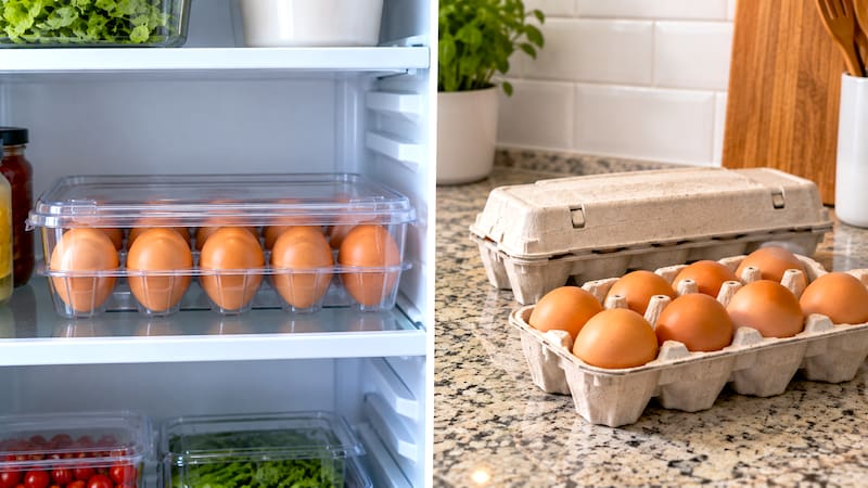 Los huevos pueden contener Salmonela, por lo que es fundamental garantizar un almacenamiento adecuado.