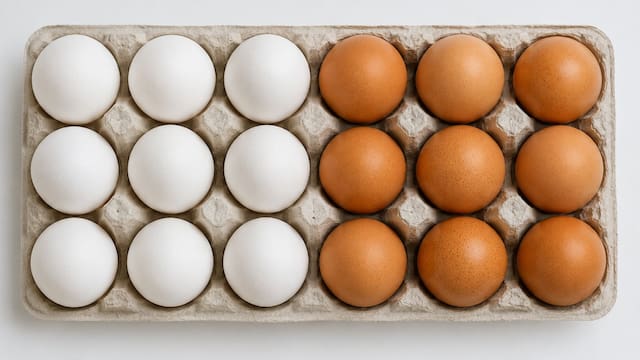 Huevo blanco o huevo de color: cuál es la diferencia y cuál conviene comprar