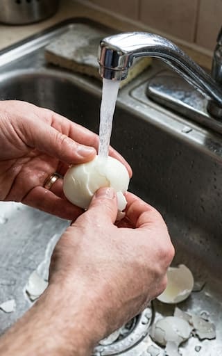 Pelar los huevos duros en agua fría o en agua caliente: cuál es la manera correcta y por qué recomiendan hacerlo solo de una forma