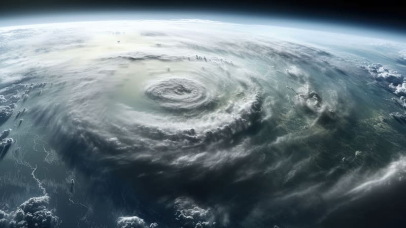 Pronóstico del clima en México: el huracán Polo continuará generando lluvias fuertes y alto oleaje este viernes 25 de septiembre.