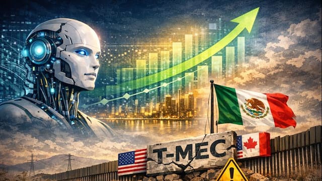 Alerta | La IA perfila mayor crecimiento global mientras México enfrenta riesgos por el T-MEC: Fintual