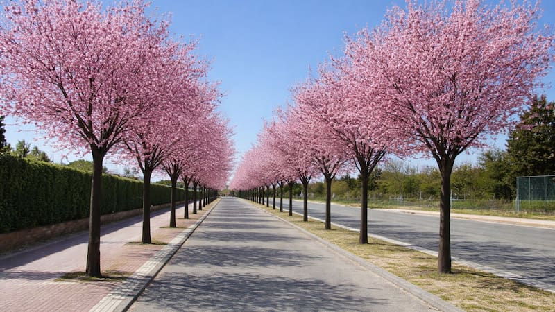 Ideal para las casas chicas: el árbol que no levanta el suelo con sus raíces, da frutas en verano y soporta sequías. Foto: ChatGPT