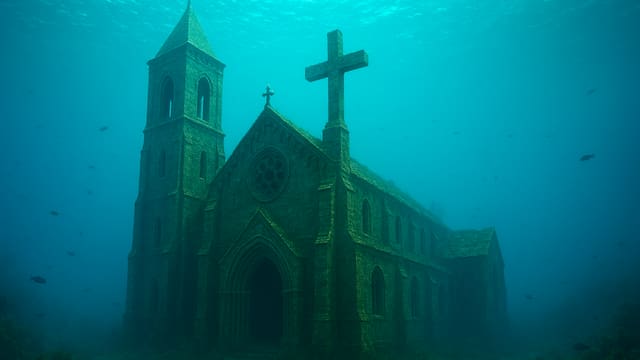 Sin precedentes | Hallaron la Iglesia más antigua del mundo sumergida bajo el agua: está intacta y es una maravilla de la arquitectura