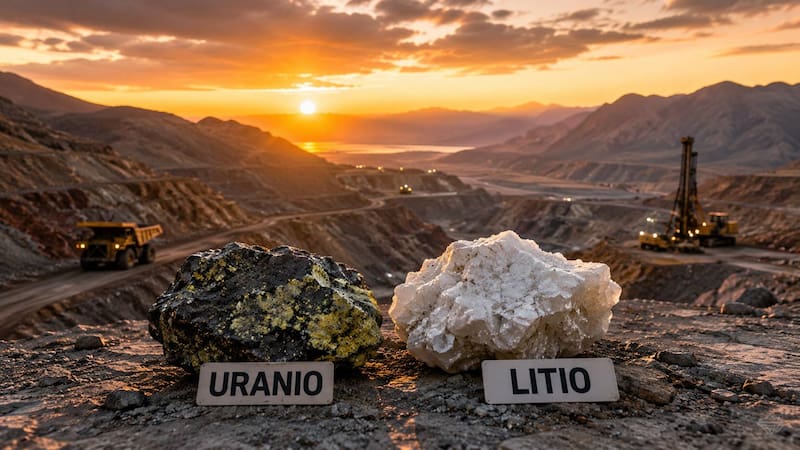 Minerales apetecios por grandes potencias.