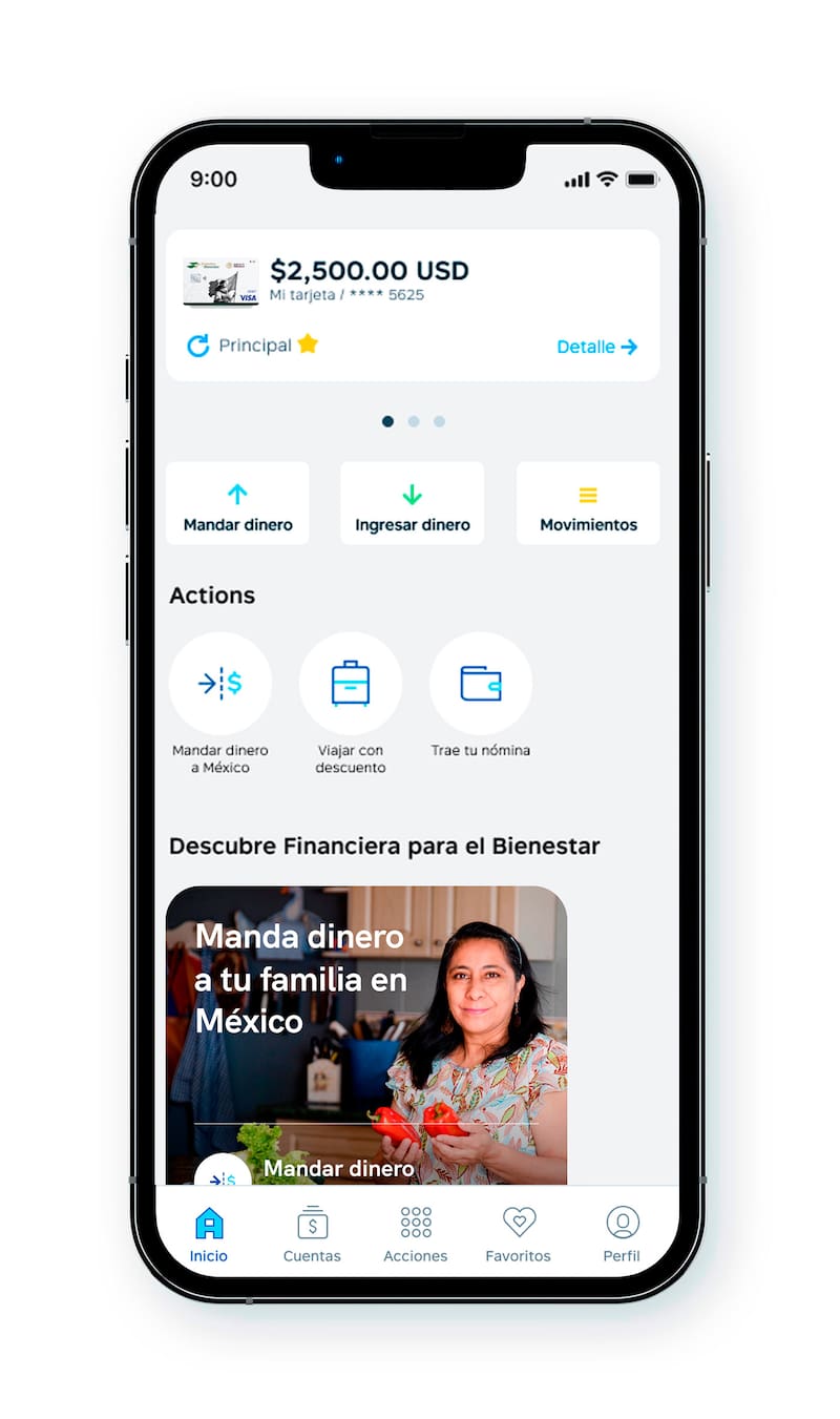 "Remesas para quienes más quieres, con la tranquilidad que necesitas", Gobierno de México.