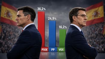 El PSOE se estanca en el último sondeo mientras PP y Vox registran subas en intención de voto