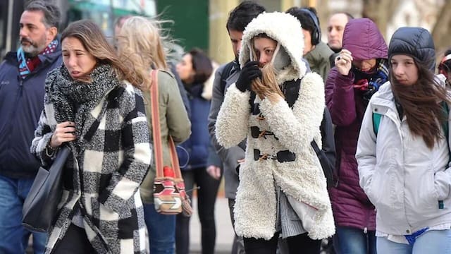 Ola de frío polar llega el martes: temperaturas cercanas a 0° y fuertes vientos