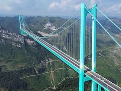 Construyen uno de los puentes más extensos de América: tiene un cableado de miles de metros y conecta a todo el continente