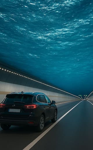 Proyectan el túnel subacuático más largo del mundo: unirá dos continentes y pretende acortar los viajes de horas a solo minutos