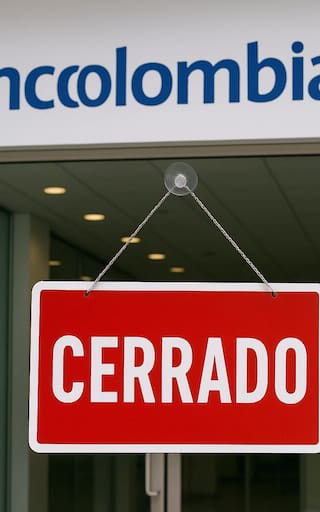 Cierra Bancolombia: todas las sedes quedarán inactivas durante dos días y no se podrán efectuar operaciones