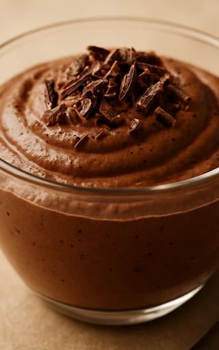 Cómo preparar mousse de chocolate proteico: el postre suave sin azúcar y preparado en pocos minutos