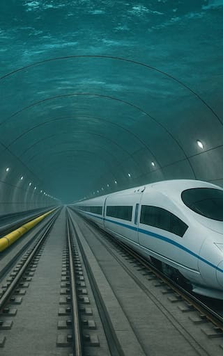 Así lucirá el túnel subacuático más grande del mundo: conectará dos continentes bajo el océano Ártico y se atravesará en minutos