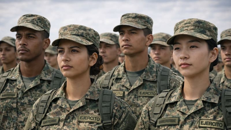 Los nacidos en 2008 tendrán que cumplir el servicio militar obligatorio: se extenderá por un año y percibirán un salario mínimo. (Foto: IA).