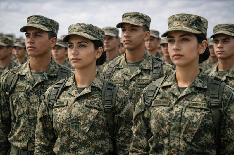 Esta nación ha conseguido un progreso militar sin parangón en la región, abarcando desde submarinos hasta cazas supersónicos. (Fuente: Representación creada con IA)