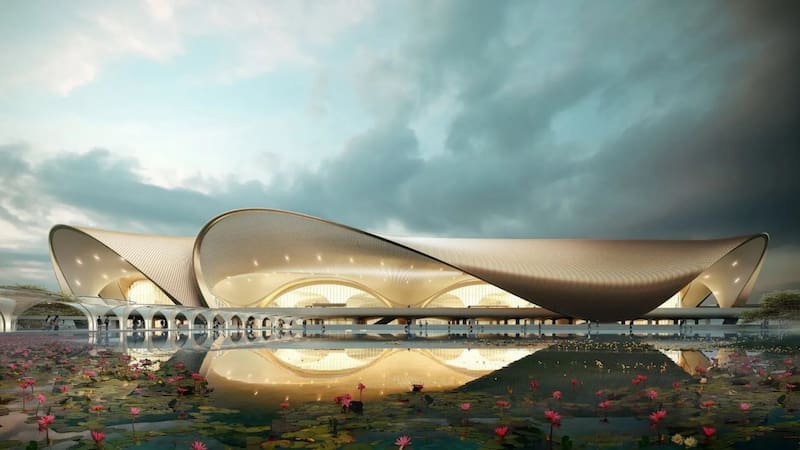 Estrenan el aeropuerto más espectacular del continente: inversión récord y capacidad para 20 millones de viajeros (Fuente: ChatGPT - creada con IA).