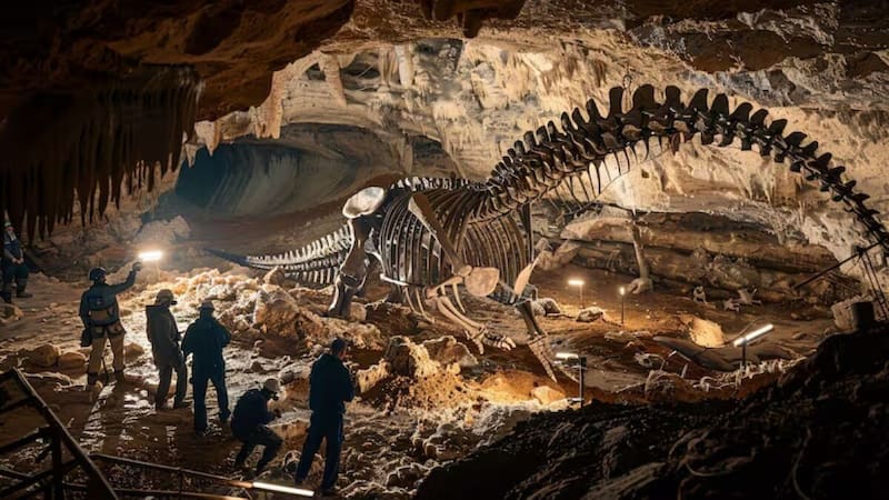 Hallan un fósil desconocido de dinosaurio que fuerza a reescribir la historia. (Fuente: Freepik)