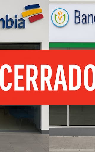 Cierran Banco Agrario y Bancolombia: el Gobierno ordenó suspender operaciones en todas las sedes este viernes