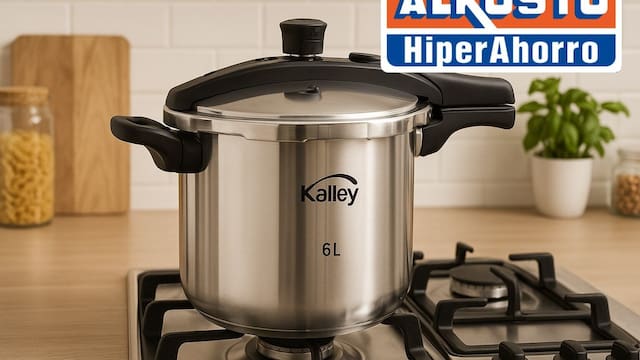Alkosto ofrece una olla a presión de alta capacidad y protección mejorada que facilita cocinar rápido sin perder sabor por menos de $110.000