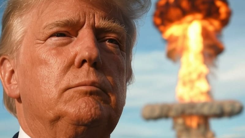 Se avecina la Tercera Guerra Mundial: Trump vaticinó qué país desaparecerá si estalla el conflicto. (Representación creada con IA)