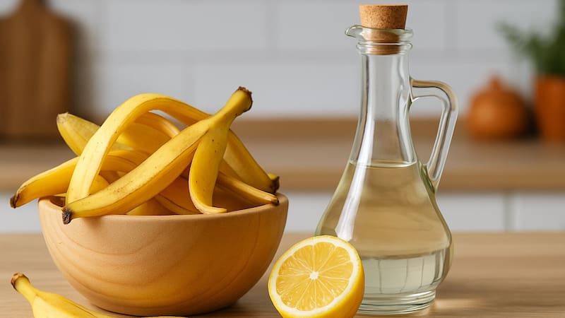 Cáscara de banana con vinagre y limón: por qué sugieren esta combinación y para qué funciona.