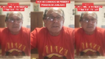 Un hombre se retira a los 63 y se emociona al ver su primera pensión: “Una excelente y maravillosa paga”