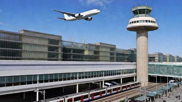 Edifican una estación de trenes en el aeropuerto que lo enlazará con líneas de toda la ciudad