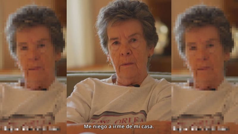 Maricarmen, la pensionista de 87 años que se opone al desalojo: “Llevo 70 años en esta casa y me quedaré cueste lo que cueste”