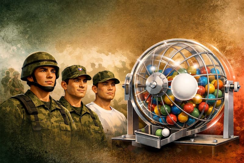 Sorteo de bolas: qué significa cada resultado y cómo deberás cumplir con el Servicio Militar Obligatorio. Fuente: ChatGPT