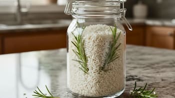 Es tendencia | Para qué sirve poner arroz con romero en un frasco dentro de la casa y por qué todos lo sugieren