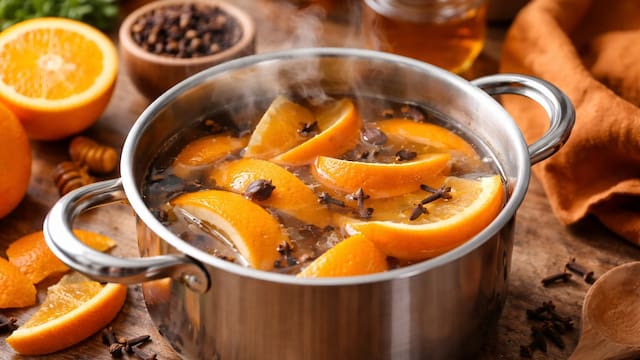 Hervir cáscara de naranja y clavo de olor: para qué funciona y por qué lo sugieren en el hogar