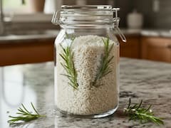 Es tendencia | Para qué ayuda poner arroz con romero en un frasco dentro de la casa y por qué todos lo sugieren