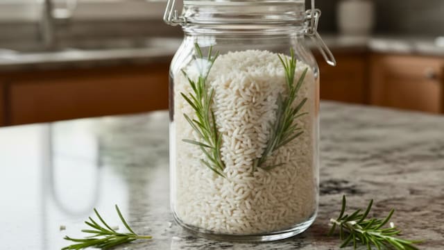 Es tendencia | Para qué ayuda poner arroz con romero en un frasco dentro de la casa y por qué todos lo sugieren