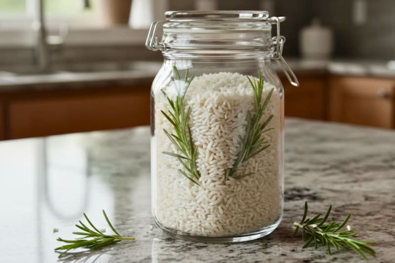 El romero se consolida como uno de los tintes caseros naturales más efectivos para eliminar canas. Fuente: Archivo.