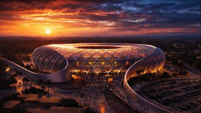 China construye el megaestadio de fútbol más avanzado de América Latina: supera al Maracaná y al Azteca