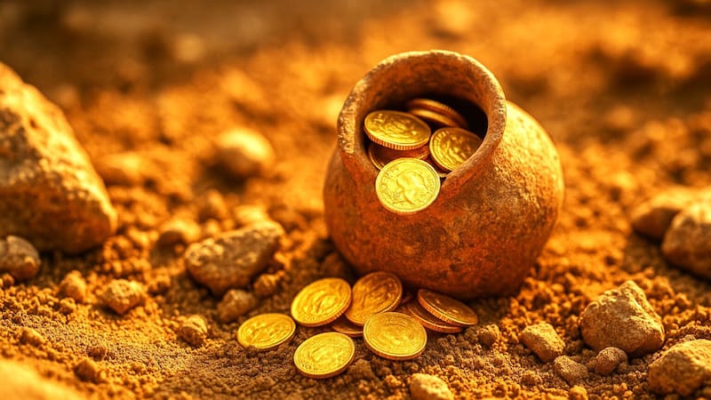 El descubrimiento del milenio: hallan 1000 toneladas de monedas de oro y toda la fortuna le pertenece a un país. (Fuente: Archivo)