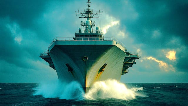 Construyeron el navío de guerra más enorme de América Latina: el megabarco alcanza más de 200 metros y es único