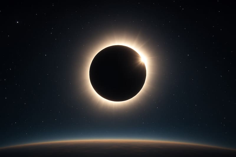 Llega un eclipse solar anular que teñirá la noche este martes 17 de febrero. (Fuente: archivo)