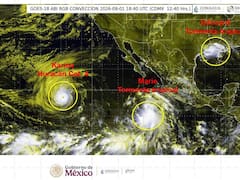 Se apróxima un “Tren de ciclones tropicales”: alerta de Conagua por lluvias y fuertes vientos en México por Marie, Karina, Lowell y Edouard