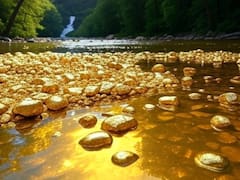 El descubrimiento del siglo: hallan toneladas de oro en un río dorado y toda la fortuna le pertenece solo a un país