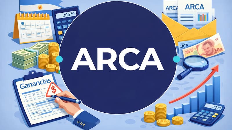 Impuesto a las Ganancias ARCA (imagen ilustrativa El Cronista)